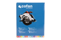 Cofan – Sierra Circular a Batería 20 V Brushless | Disco Ø185 mm | 3.650 rpm | Corte 50 mm | Con o Sin Batería y Cargador