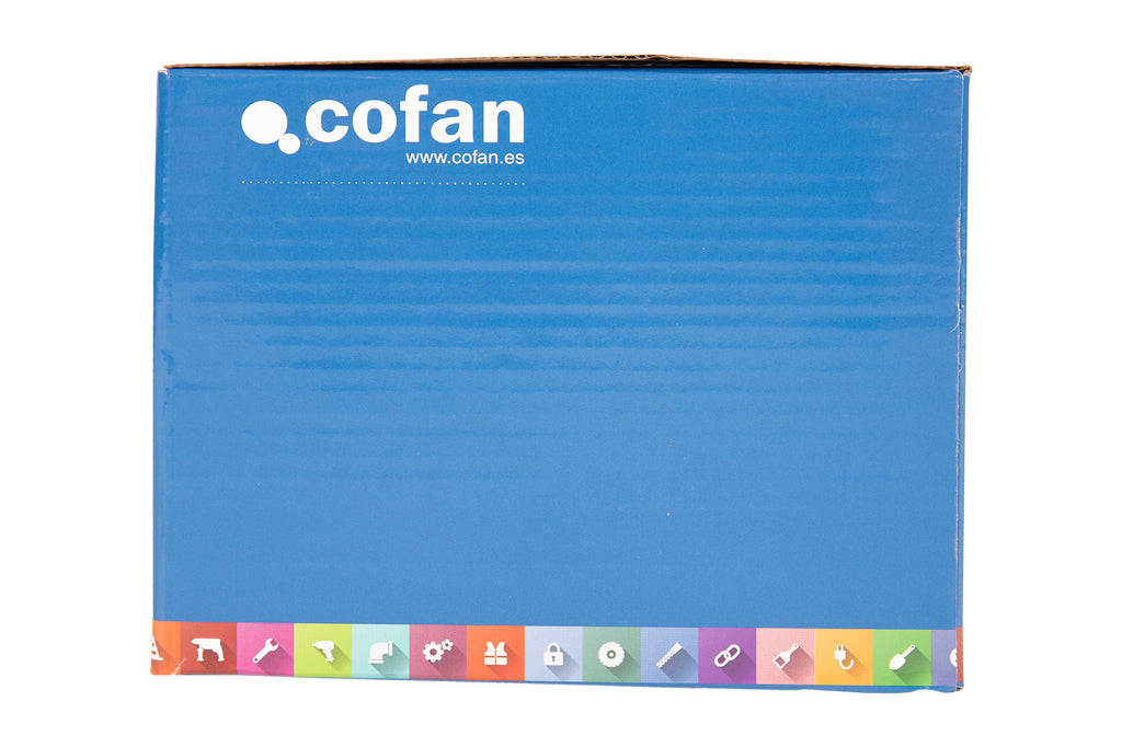 Cofan – Pack Cargador 20 V 2.4 A + Batería 20 V 2.0 Ah Li-Ion | Sistema 1 for All | Protección Contra Sobrecarga