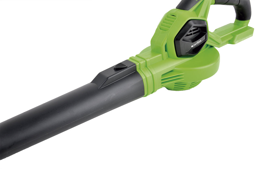 Cofan – Sopladora Eléctrica a Batería Li-ion 20 V | 12.000 rpm | 2 Velocidades | Con Batería y Cargador