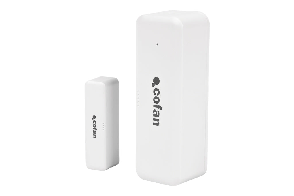 Cofan – Sensor Inteligente para Puertas y Ventanas | WiFi y Bluetooth | Compatible con Alexa y Google | Protección Antirrobo