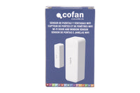 Cofan – Sensor Inteligente para Puertas y Ventanas | WiFi y Bluetooth | Compatible con Alexa y Google | Protección Antirrobo