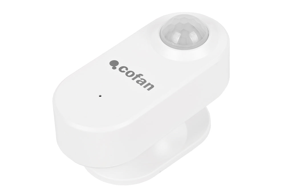 Cofan – Sensor de Movimiento Inteligente | WiFi + Bluetooth | Compatible con Alexa y Google | Seguridad para el Hogar