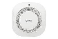 Cofan – Detector de Humo Inteligente | WiFi + Bluetooth | Compatible con Alexa y Google | Alarma 80 dB | App Smart Life