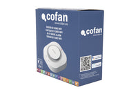 Cofan – Detector de Humo Inteligente | WiFi + Bluetooth | Compatible con Alexa y Google | Alarma 80 dB | App Smart Life