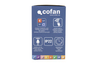Cofan – Enchufe Inteligente WiFi + Bluetooth | Control Remoto desde App | Compatible con Alexa y Google | Temporizador y Protección Infantil