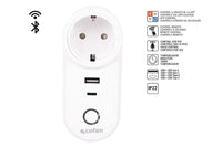 Cofan – Enchufe Inteligente WiFi con USB y USB-C | Control Remoto por App | Compatible con Alexa y Google | Temporizador y Protección Infantil
