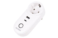 Cofan – Enchufe Inteligente WiFi con USB y USB-C | Control Remoto por App | Compatible con Alexa y Google | Temporizador y Protección Infantil