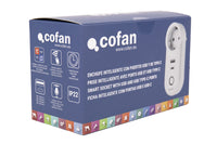 Cofan – Enchufe Inteligente WiFi con USB y USB-C | Control Remoto por App | Compatible con Alexa y Google | Temporizador y Protección Infantil