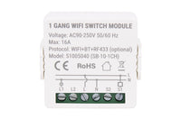 Cofan – Relé WiFi Inteligente Individual 16A | Automatiza Interruptores y Enchufes | Compatible con App Smart Life y Tuya | Alexa y Google