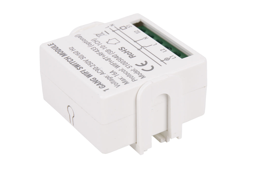 Cofan – Relé WiFi Inteligente Individual 16A | Automatiza Interruptores y Enchufes | Compatible con App Smart Life y Tuya | Alexa y Google