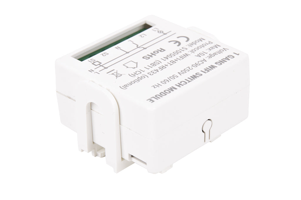 Cofan – Relé Inteligente WiFi 1 Interruptor | Para Luces hasta 10 A | Control por App Smart Life o Tuya | Compatible con Alexa y Google