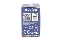 Cofan – Relé Inteligente WiFi de 2 Interruptores | Control Independiente de Luces | App Smart Life o Tuya | Compatible con Alexa y Google