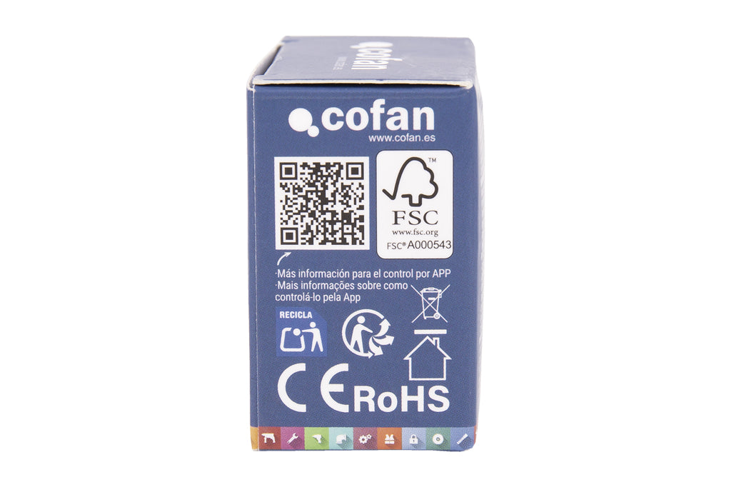Cofan – Relé Regulador WiFi Inteligente | Control de Intensidad de Luz | Compatible con Alexa, Google y App Tuya/Smart Life