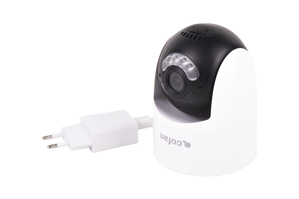Cofan – Cámara de Seguridad Inteligente con WiFi | Visión 355º | Audio Bidireccional | Control Remoto TuyaSmart
