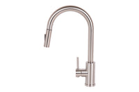 Cofan – Grifo de Cocina Extensible 2 Funciones | Giro 360° | Acero Inox 304 Cepillado | Cartucho Cerámico Ø35 mm