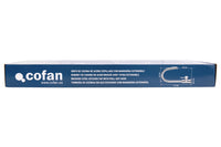 Cofan – Grifo de Cocina Extensible 2 Funciones | Giro 360° | Acero Inox 304 Cepillado | Cartucho Cerámico Ø35 mm