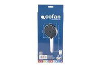 Cofan – Kit de Ducha: Mango + Flexo + Soporte | 3 Funciones | ABS Cromado | Ahorro 9 l/min