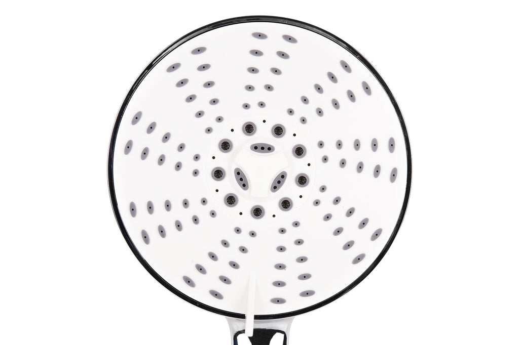 Cofan – Mango de Ducha Cromado de Alta Presión | 5 Funciones | Ø15,5 cm | Ahorro 9 l/min