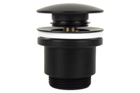 Cofan – Válvula Click-Clack Ø63 mm | Latón Negro Mate | Rosca 1