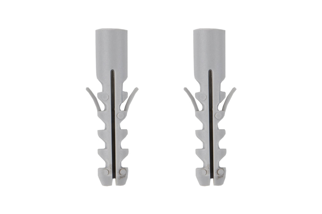 Cofan – Conjunto de Tornillos Verticales | Fijación para Inodoro | M5 x 75 mm | Incluye Tapones y Tacos