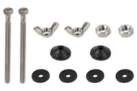 Cofan – Conjunto de Tornillos para Taza o Cisterna | M6 x 90 mm | Acero Inoxidable | Incluye Juntas y Palomillas