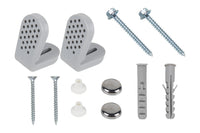 Cofan – Conjunto de Tornillos para Inodoro | Fijación Horizontal | Soporte de Nylon | Incluye Tornillos y Tapones