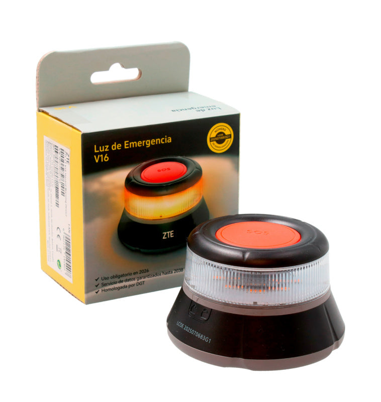 ZTE – Luz de Emergencia ZTE E1 V16 Conectada DGT 3.0 | Baliza Geolocalizada Imantada