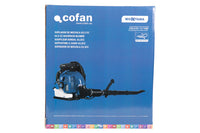 Cofan – Sopladora de Mochila Montana | Motor Gasolina 63,3 cc | Bajo Ruido | Alta Comodidad