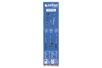 Cofan – Multiherramienta 4 en 1 de Gasolina | Cortabordes, Desbrozadora, Cortasetos y Podador | Motor 2 Tiempos 51,7 cc | Arnés Doble Incluido