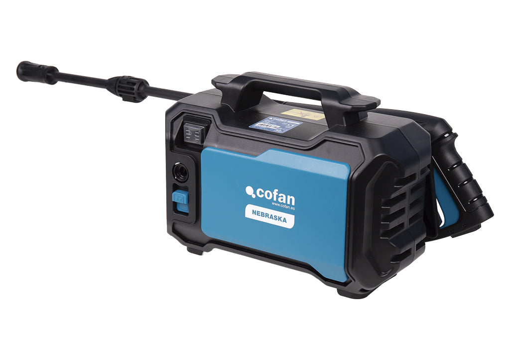 Cofan – Limpiadora de Alta Presión Nebraska | 1400 W | 110 bares | Sistema TSS Compacto y Portátil