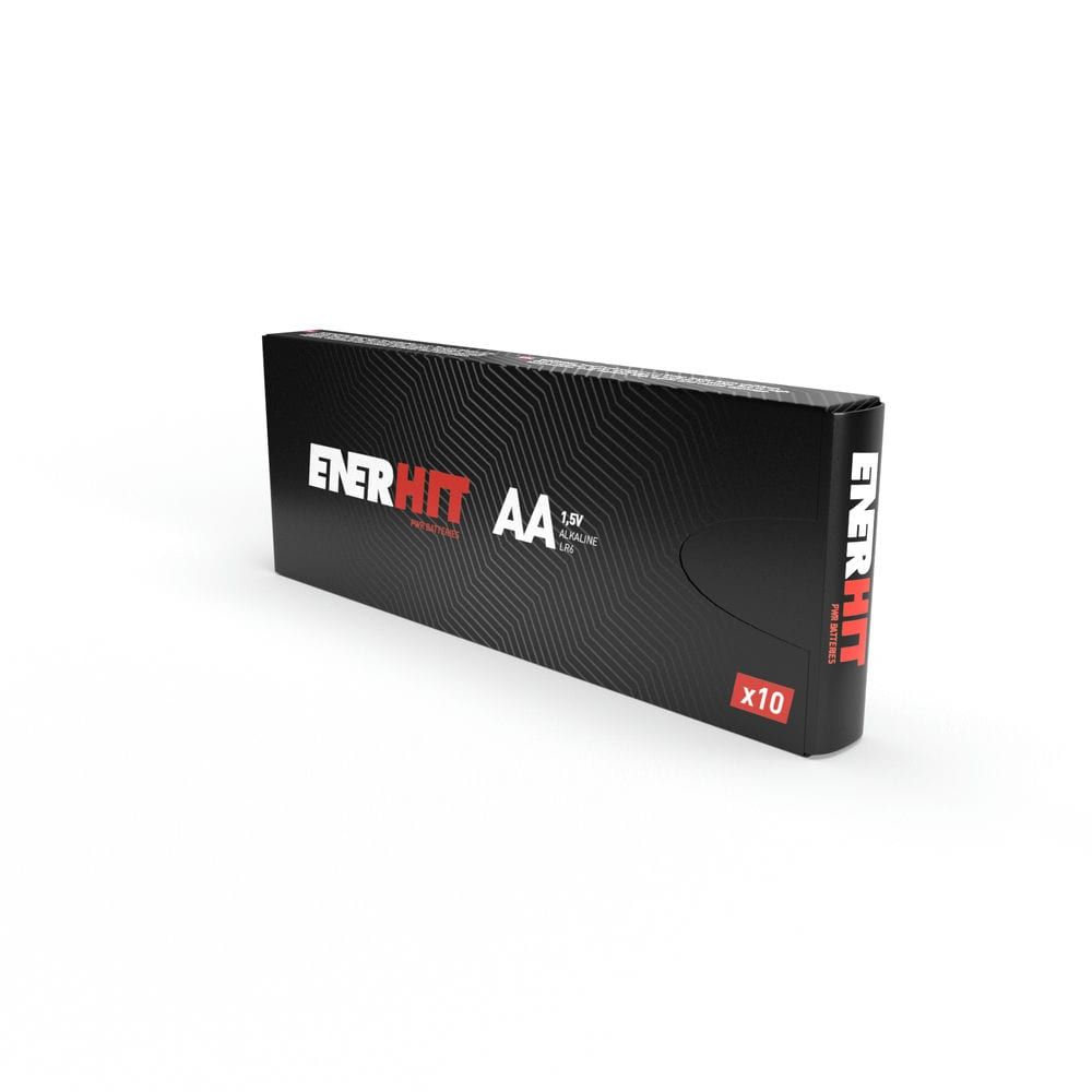 Enerhit - Pilas alcalinas LR06/AA 1,5V (10 uds) | Industrial