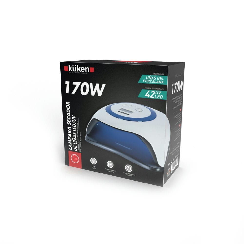Küken - Lámpara secador de uñas LED/UV 170W | 42 LEDs | Sensor IR