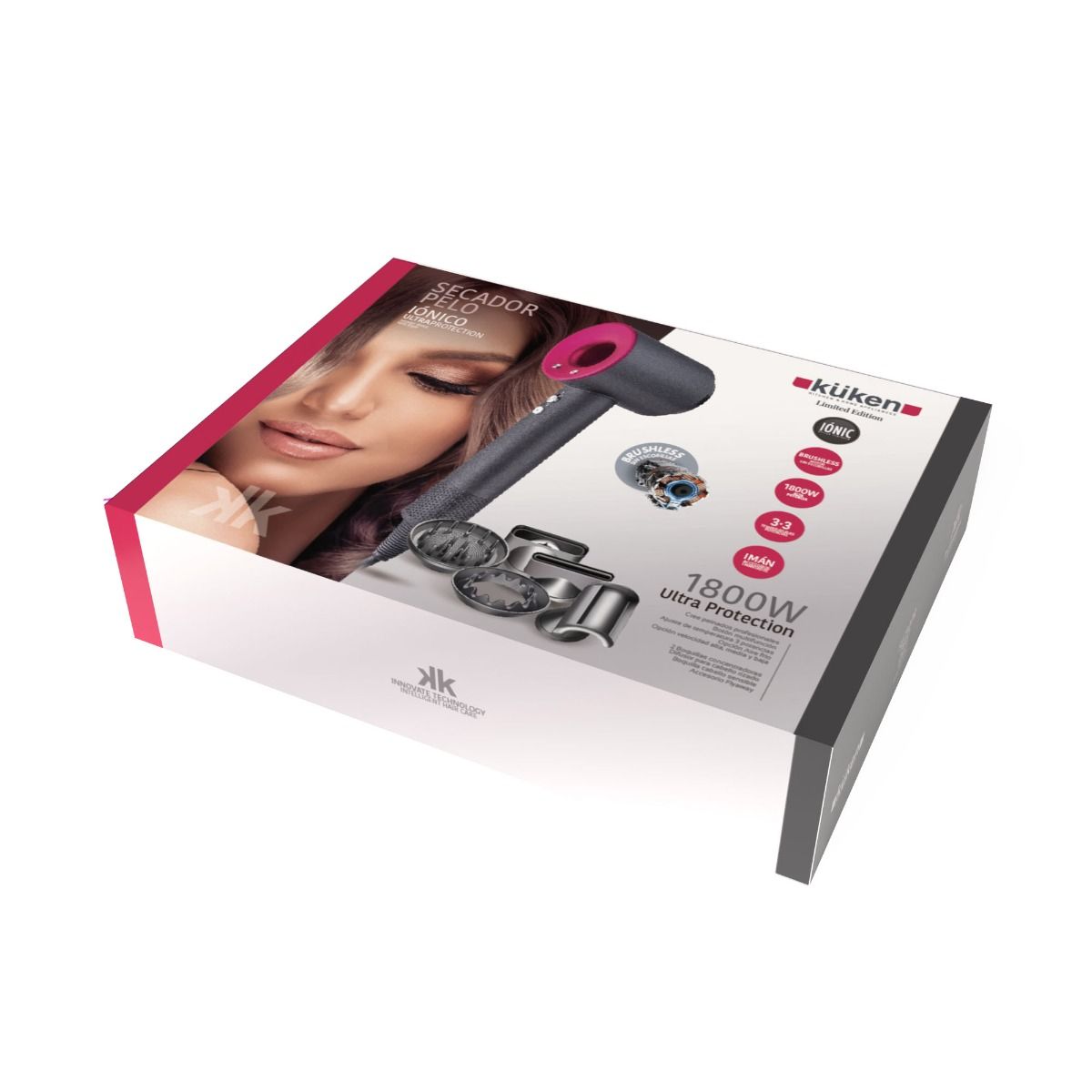 Küken - Secador Profesional Brushless 1800W Sin Aspas - Iónico