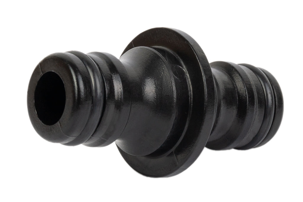 Cofan – Conector Doble para Mangueras de Jardín | Unión Manguera-Manguera | Polietileno Resistente | Instalación Rápida