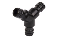Cofan – Conector Triple en Forma de Y para Mangueras de Jardín | Unión Manguera-Manguera | Polietileno Resistente | Instalación Rápida