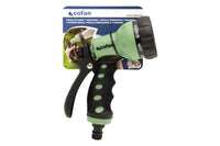 Cofan – Pistola de Riego ABS con 7 Posiciones | Ergonómica y Ligera | Ideal para Jardín, Plantas y Césped