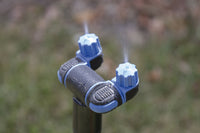 Cofan – Torre de Nebulización Extensible | Altura Ajustable 12 a 48 cm | Boquillas de Ángulo Libre | Para Jardines y Exteriores