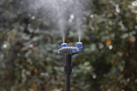 Cofan – Torre de Nebulización Extensible | Altura Ajustable 12 a 48 cm | Boquillas de Ángulo Libre | Para Jardines y Exteriores