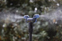 Cofan – Torre de Nebulización Extensible | Altura Ajustable 12 a 48 cm | Boquillas de Ángulo Libre | Para Jardines y Exteriores