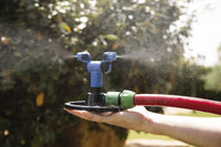Cofan – Nebulizador de Jardín 2 Brazos | Boquillas Ajustables | Refresca y Hidrata Espacios Exteriores