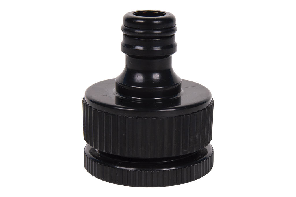 Cofan – Set de 2 Piezas para Conectar Manguera | Conector 1" + Adaptador Hembra 3/4" | Alta Resistencia UV e Impactos
