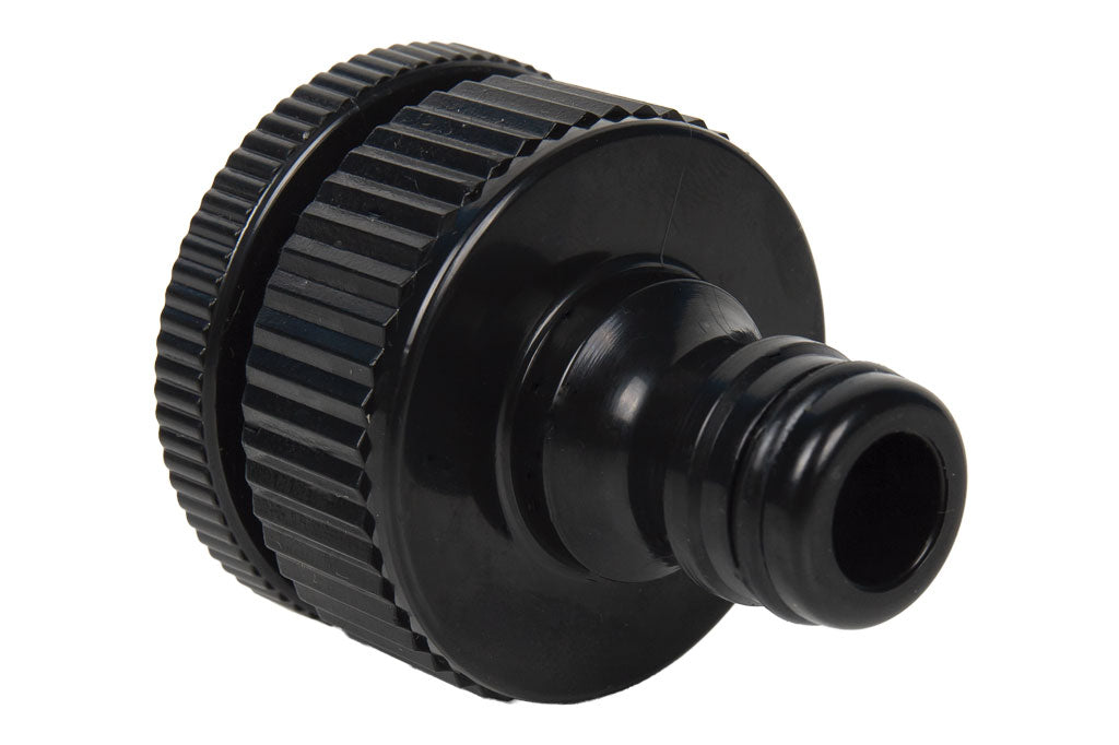 Cofan – Set de 2 Piezas para Conectar Manguera | Conector 1" + Adaptador Hembra 3/4" | Alta Resistencia UV e Impactos