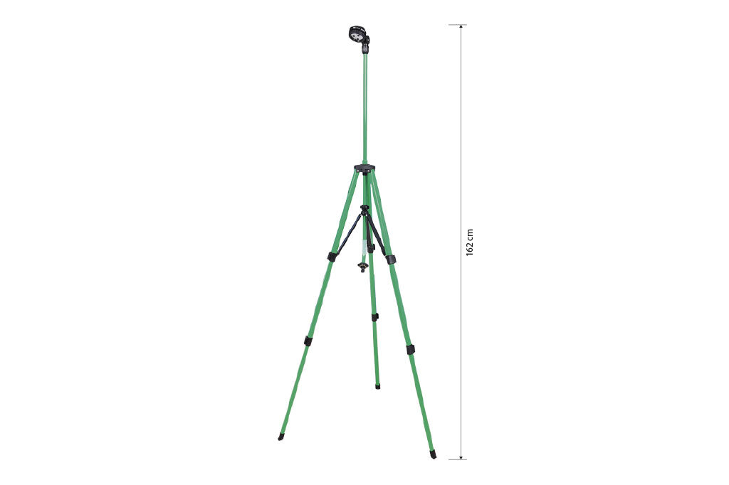 Cofan – Ducha de Jardín con Trípode | Altura Regulable hasta 162 cm | 2 Funciones: Ducha y Nebulización | Conector Universal Incluido
