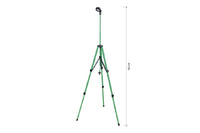 Cofan – Ducha de Jardín con Trípode | Altura Regulable hasta 162 cm | 2 Funciones: Ducha y Nebulización | Conector Universal Incluido
