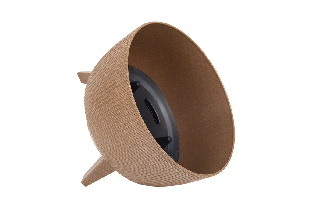 Cofan – Maceta Decorativa Marrón con Patas Desmontables | Diseño Rayado | Resistente a UV | Varias Medidas