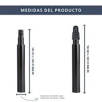 IBRIQO® Extensor 40mm Válvula Presta Bicicleta