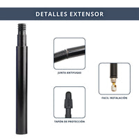 IBRIQO® Extensor 70mm Válvula Presta Bicicleta