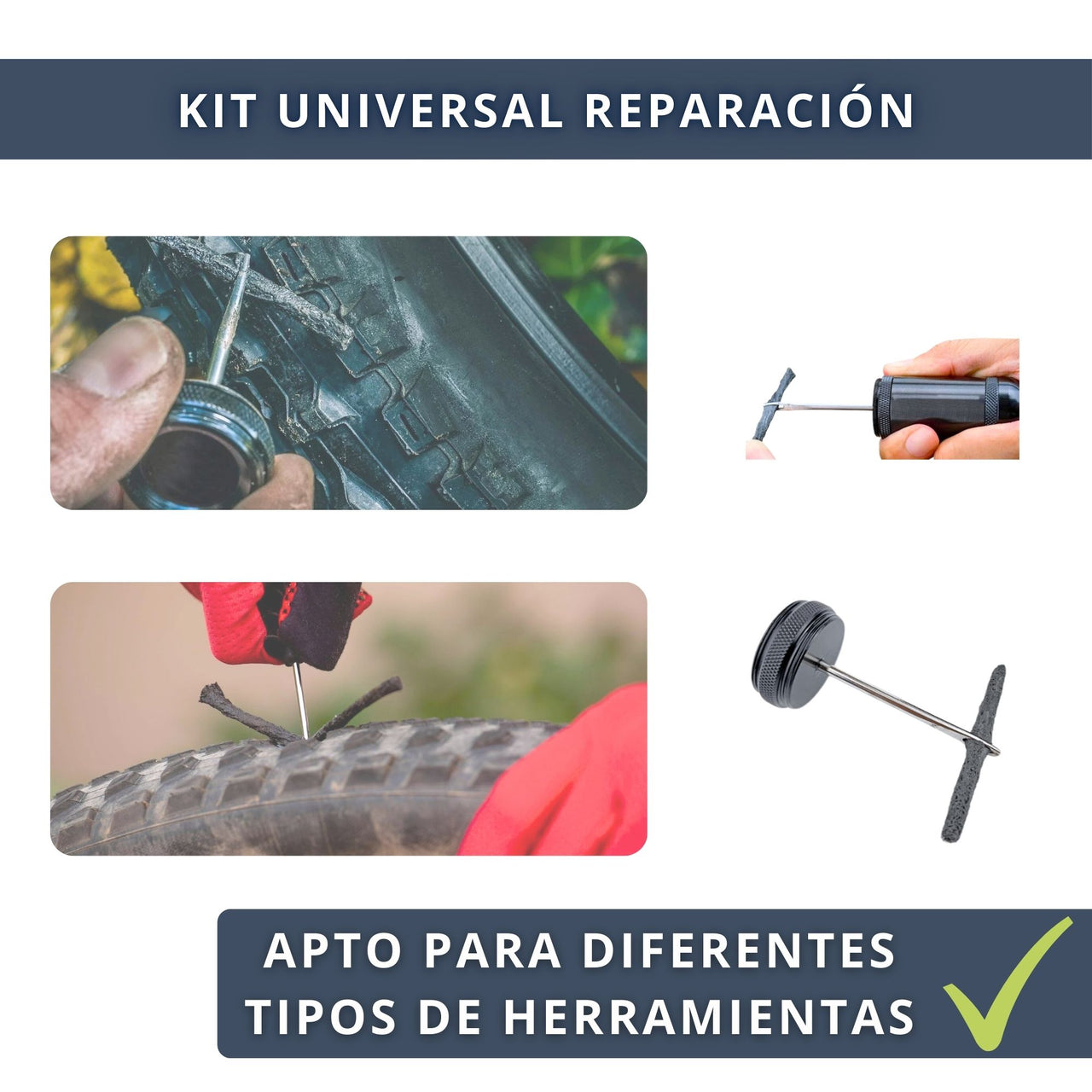 IBRIQO® 15 Mechas de Recambio 3,5x50mm MTB y ROAD