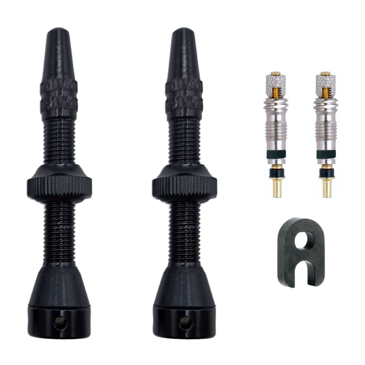 IBRIQO® Set 2 Válvulas Tubeless Presta 40mm MTB y ROAD