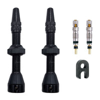 IBRIQO® Set 2 Válvulas Tubeless Presta 40mm MTB y ROAD